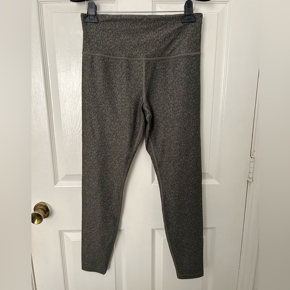 Athleta Heathered Charcoal High-Rise Leggings